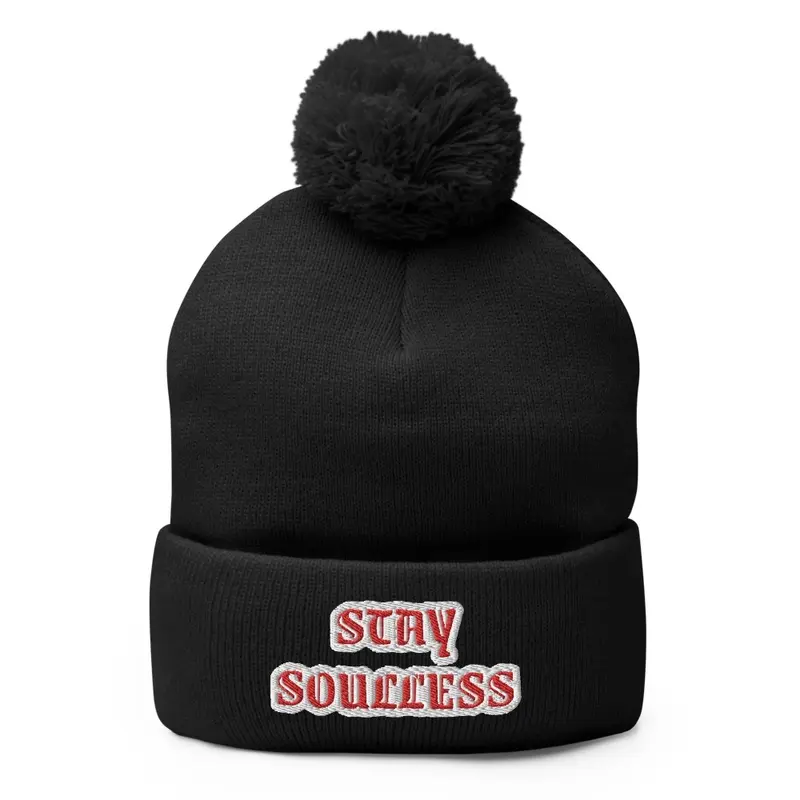 STAY SOULLESS POM POM HAT